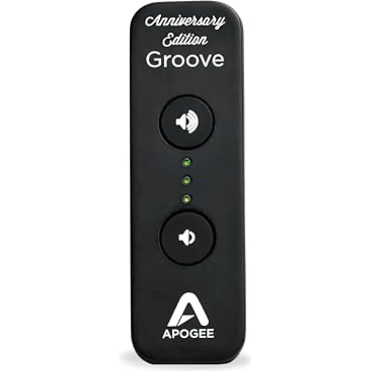 Apogee GROOVE ANNIVERSARY EDITION, Tragbarer USB-DAC mit 32 Bit/192 kHz, 4x DACs pro Kanal und Constant Current Drive-Technologie, inklusive USB-Kabel und Transporttasche – Bild 2