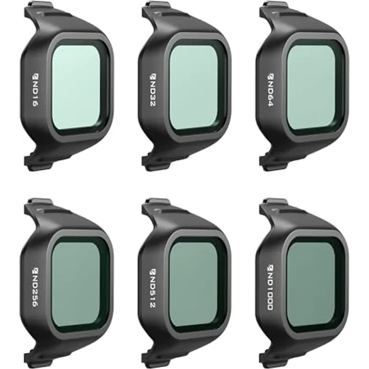 Freewell Mini 5 Pro Filters All Day, 6er Pack ND-Filter für DJI Mini 5 Pro, Hochwertiges optisches Glas, inklusive Reinigungstuch und Schutzhülle