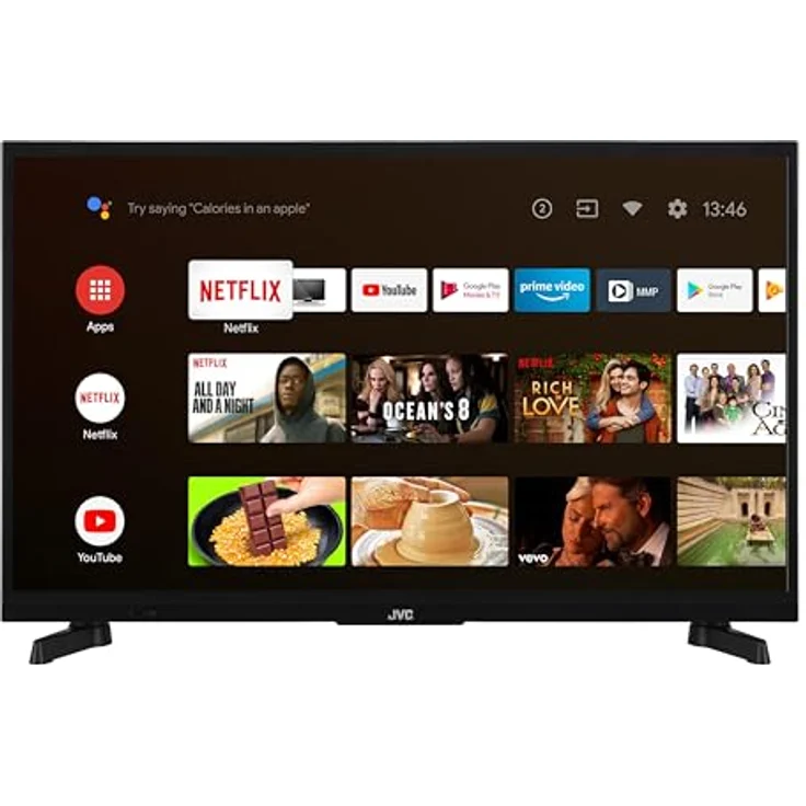 JVC LT-24VAHM355, 24 Zoll Android Smart TV mit HDR, HD Auflösung, 12 Volt Camping TV, Bluetooth und Triple-Tuner – Bild 2