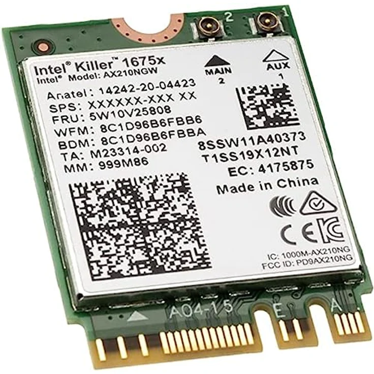 Intel NIC WI-FI 6E AX210 1675 2x2 NovPro, grün, AX210.NGWG.NVX