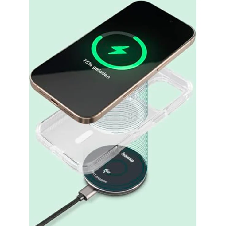 Hama 00201735, Kabelloses Handy-Ladegerät für drinnen, USB, schwarz – Bild 18