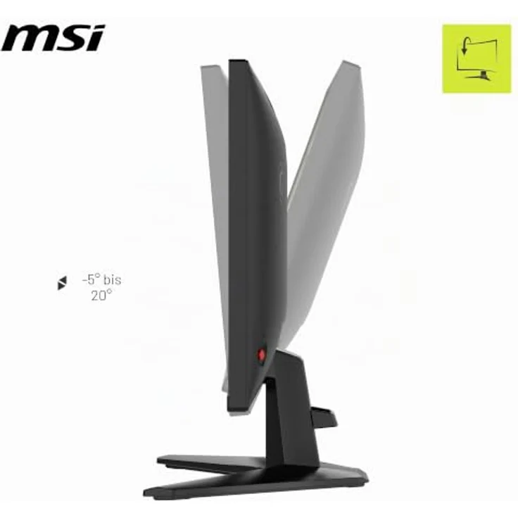 MSI MAG 245F X24, 61 cm FHD Gaming-Monitor mit 240Hz, 0,5ms Reaktionszeit, HDR, AMD FreeSync Premium, Schwarz – Bild 4