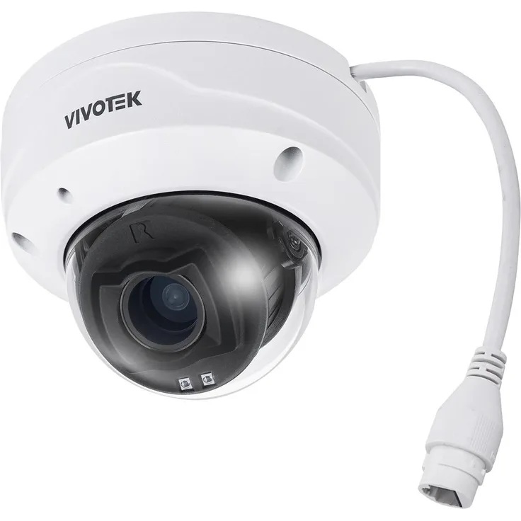 Vivotek FD9383-HTV, 5MPx IP-Kamera mit T/N IR, PoE, IP66, 2560 x 1920 Pixels, Weiß, Smart VCA und WDR Pro