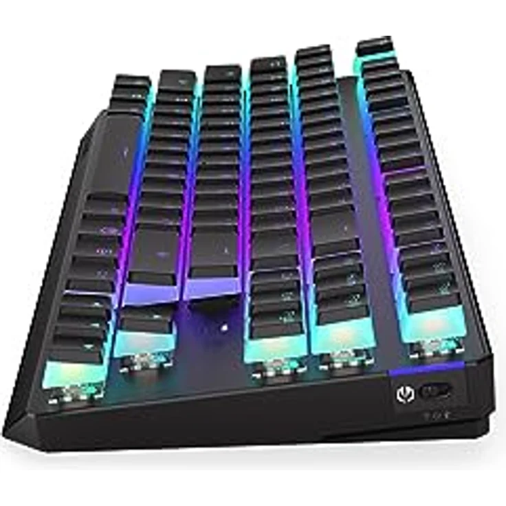 ENDORFY Thock TKL Wireless Red Pudding, Kailh Box Red Linear switches, PBT Pudding keycaps Wireless Keyboard 2.4 GHz and Bluetooth, TKL 80% Mechanical Keyboard, QWERTY Layout | EY5A119 – Bild 3