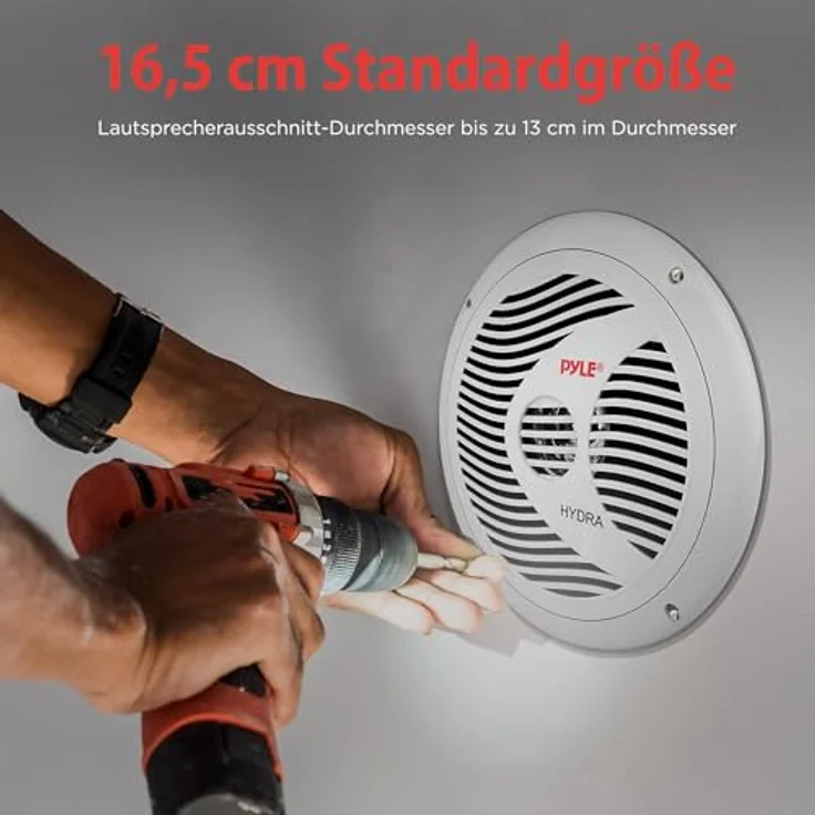 Pyle PLMR60 Einbau-Lautsprecher weiß – Bild 4