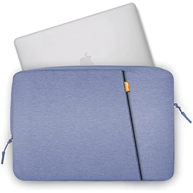 JETech Laptoptasche Hülle für 13,3 Zoll MacBook Air/Pro, 14 Zoll MacBook Pro 2021 M1, 13-13,6 Zoll Notebook, Wasserdicht Laptophülle Stoßfest Laptop Sleeve mit Zubehörtasche (Lila) – Bild 2