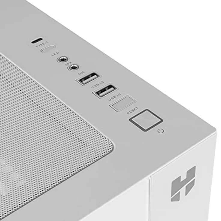 Nox Hummer Astra ARGB, gehärtetes Glas Midi-Tower Gehäuse mit USB 3.0, Schwarz, für große Grafikkarten bis 420 mm und Wasserkühlung bis 360 mm – Bild 7