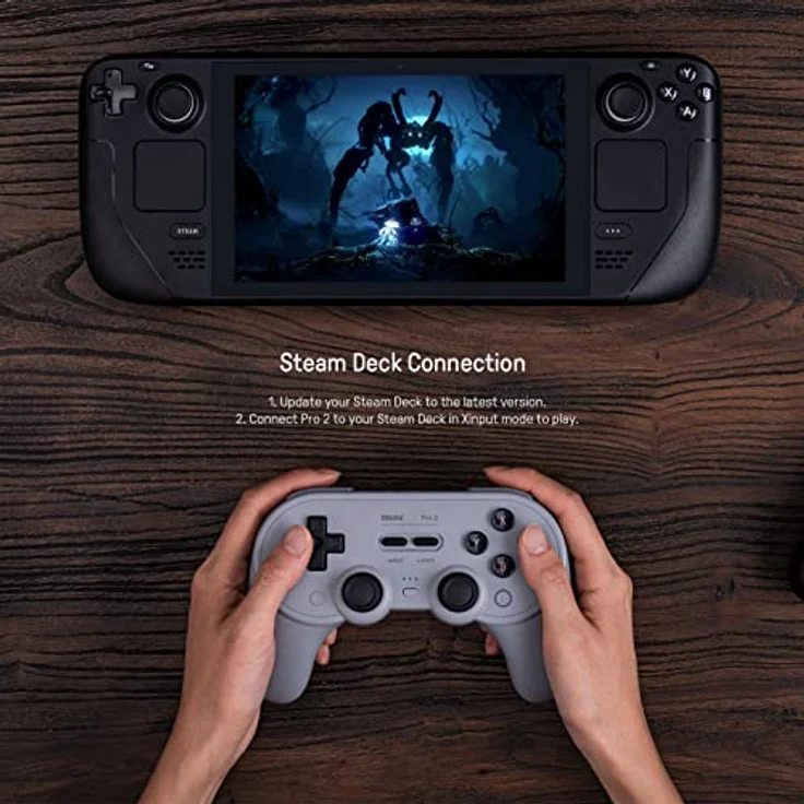 8BitDo Pro 2 Gamepad Black Edition Schwarz (80GJ) (Switch) – Bild 5