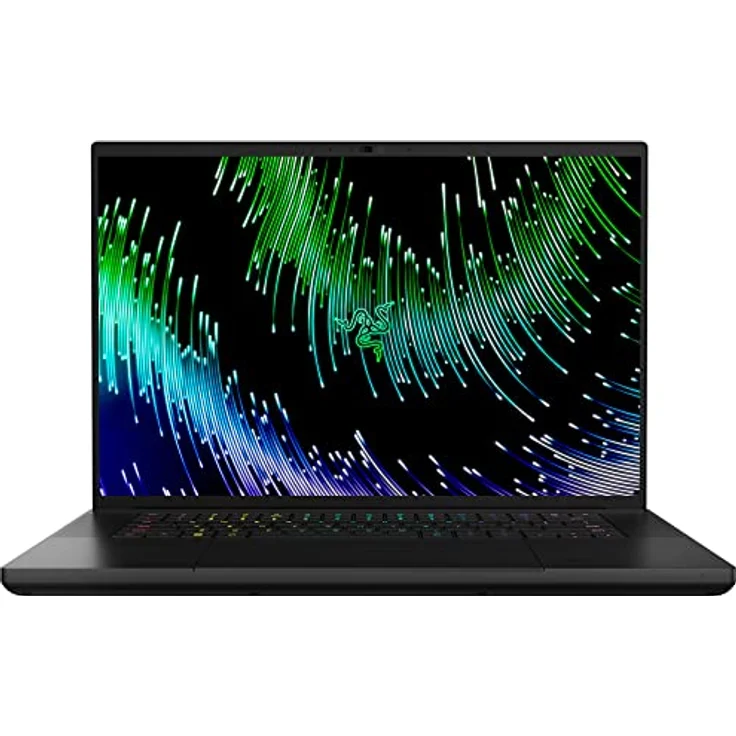 Razer Blade 16-16 Zoll Gaming Laptop (NVIDIA Geforce RTX 4090, Intel i9-13950HX, Dual UHD+FHD Mini-LED 120Hz/240Hz Display, 32GB DDR5 RAM, 2TB SSD, Alu-Gehäuse) QWERTZ DE-Layout | Schwarz – Bild 1