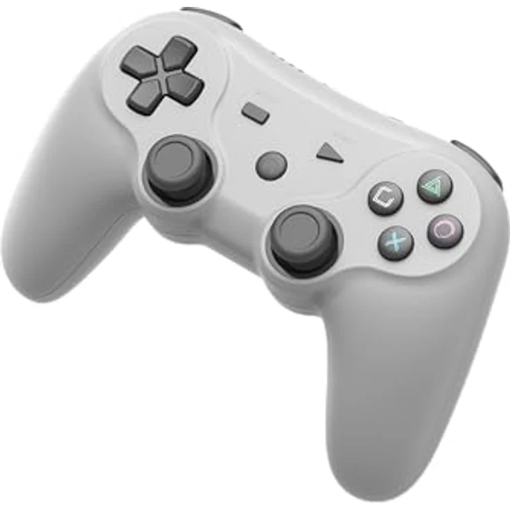Retro Fighters Defender Pro BT, Wireless Controller in Grau mit programmierbaren Tasten und Bluetooth-Kompatibilität für PS1, PS2, PS3 und PC – Bild 7