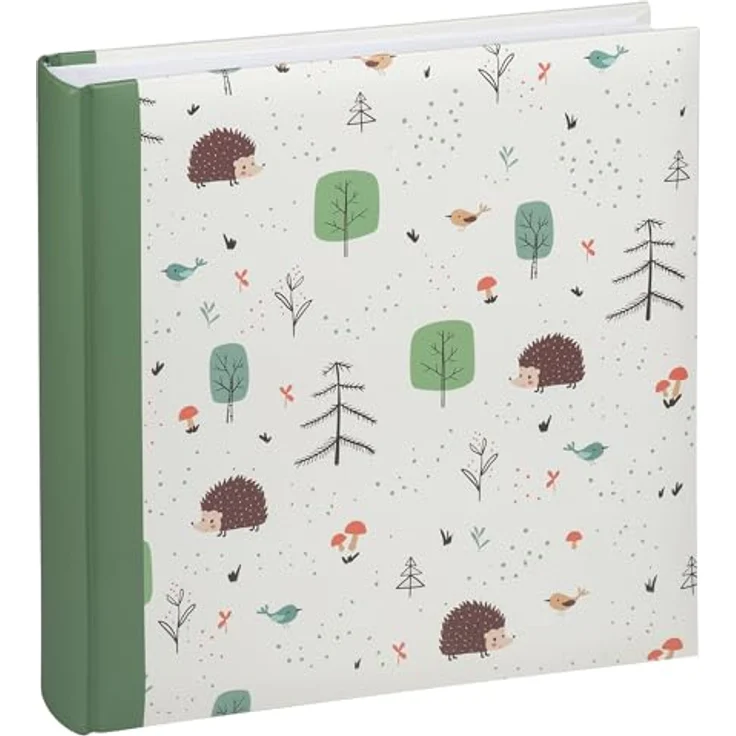 Walther design Fotoalbum Forrest Life FA-281-3, Kinderalbum in grün, 26x25 cm mit 50 säurefreien Seiten und Pergamin-Schutzseiten – Bild 1