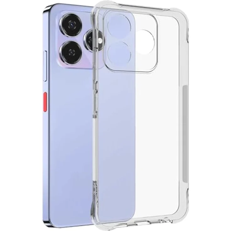 mtb more energy® Case Soft Armor kompatibel mit ZTE Axon 60 4G/Blade V60 4G - transparent - verstärkte Ecken - Kameraschutz - 1,5mm TPU - Handyhülle – Bild 1
