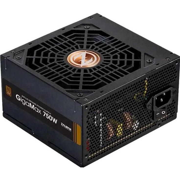 Zalman ZM750-GVII, 750 W ATX Netzteil mit 80 Plus Bronze Zertifizierung, Schwarz
