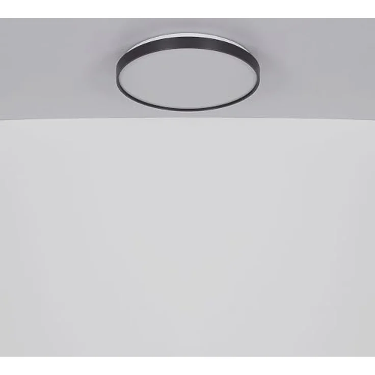 Globo Deckenlampe LED Schlafzimmerlampe anthrazit opal D 48 cm, Smarte Deckenbeleuchtung – Bild 5