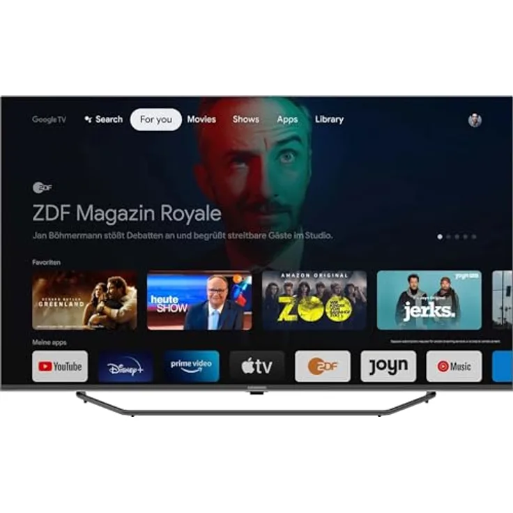 GRUNDIG 43 CUA 7390 Mailand, 108 cm UHD LED TV mit Smart TV Funktionen