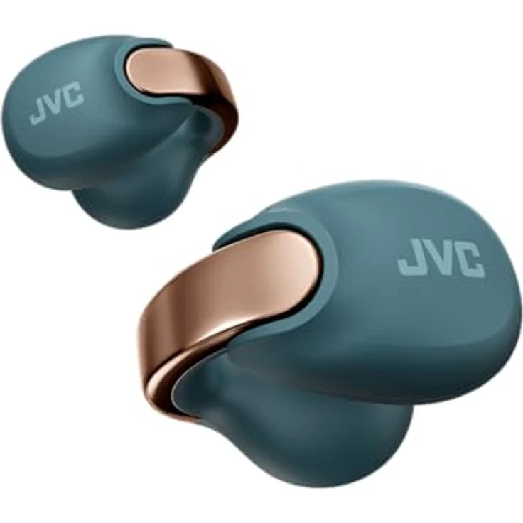 JVC HA-NP1T-AU, kabellose True Wireless Kopfhörer mit ANC, 8 Stunden Akkulaufzeit, IPX4-Schutz, Türkis – Bild 1