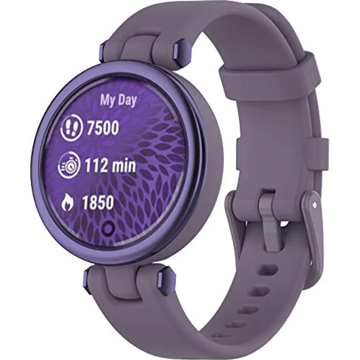 Shieranlee Armband für Garmin Lily, Silikon Ersatzarmband in Schwarz, individuell einstellbar für Damen – Bild 1