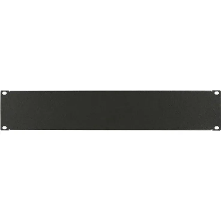 Lanview Rack Blanking Panel - Screw Type, 2U, Schwarz, RAL 9005