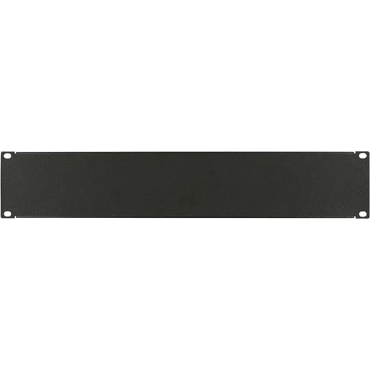 Lanview Rack Blanking Panel - Screw Type, 2U, Schwarz, RAL 9005