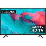 Kruger&Matz 32" Fernseher KM0232-S5 Smart-TV 1366x768px HD Ready DVB-T2 /T/S/S2/C H.265 HEVC D-LED-Hintergrundbeleuchtung Bildwiederholfrequenz 60 Hz