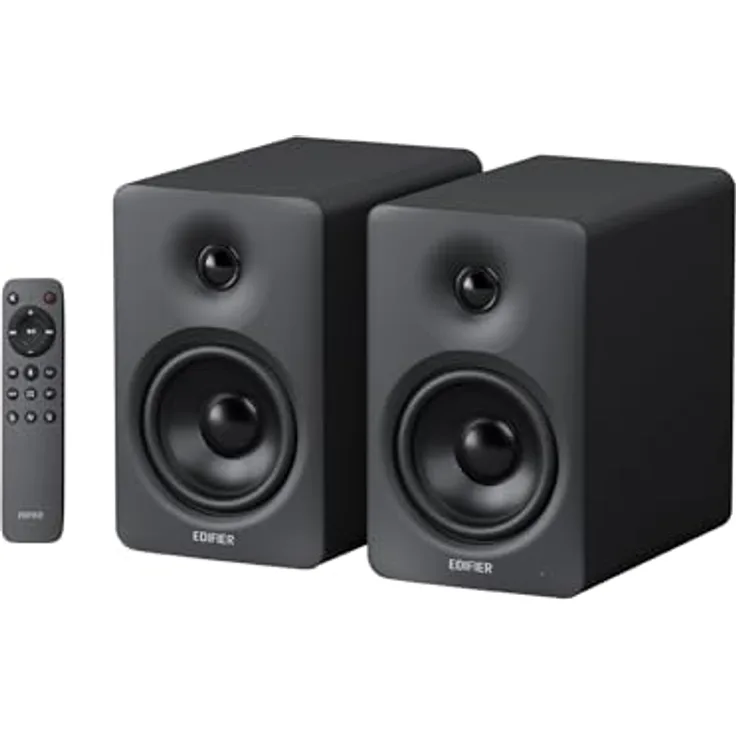 Edifier M90 Aktivlautsprecher 100W, Hi-Res 2.0 Lautsprechersystem mit Bluetooth 5.0 und HDMI eARC, schwarz
