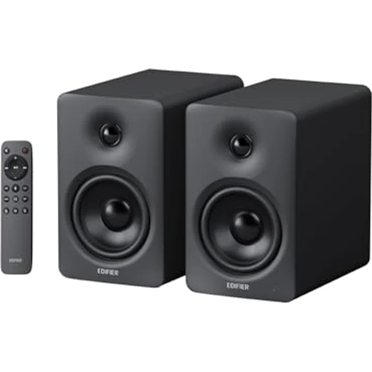 Edifier M90 Aktivlautsprecher 100W, Hi-Res 2.0 Lautsprechersystem mit Bluetooth 5.0 und HDMI eARC, schwarz – Bild 1