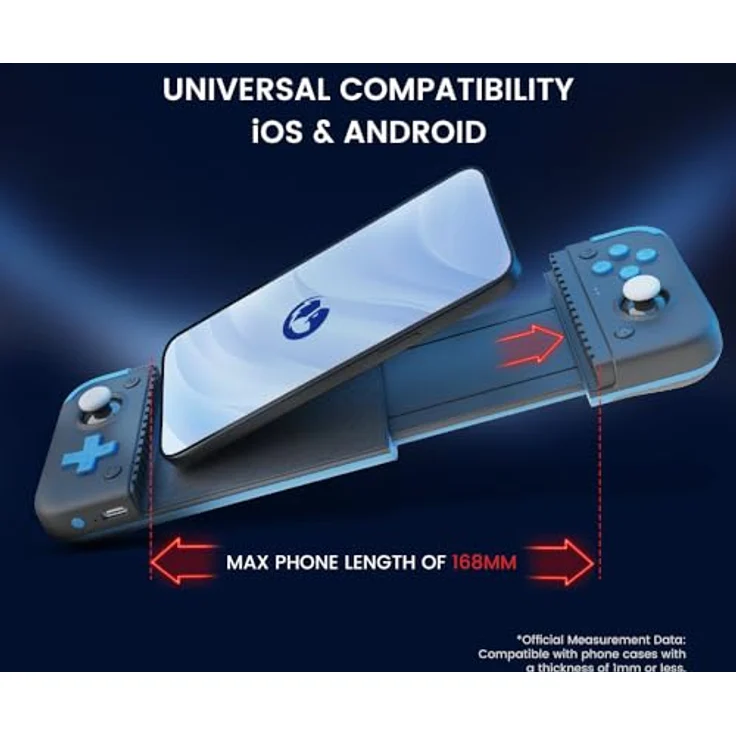 Gamesir X2s, Gaming Controller mit Smartphone-Halterung, USB-C, Schwarz, universelle Kompatibilität für iOS, Android und PCs, Hall-Effekt-Technologie für präzise Steuerung – Bild 7