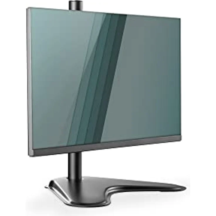 DIGITUS Monitorhalterung - Standfuß - 1 Monitor - Bis 32 Zoll - VESA 75x75, 100x100 - Schwarz – Bild 3