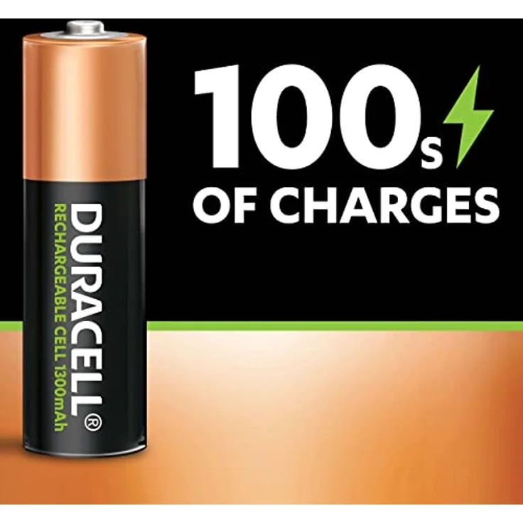Duracell Rechargeable AA 1300 mAh Mignon Akku Batterien LR6, 4er Pack – Bild 4