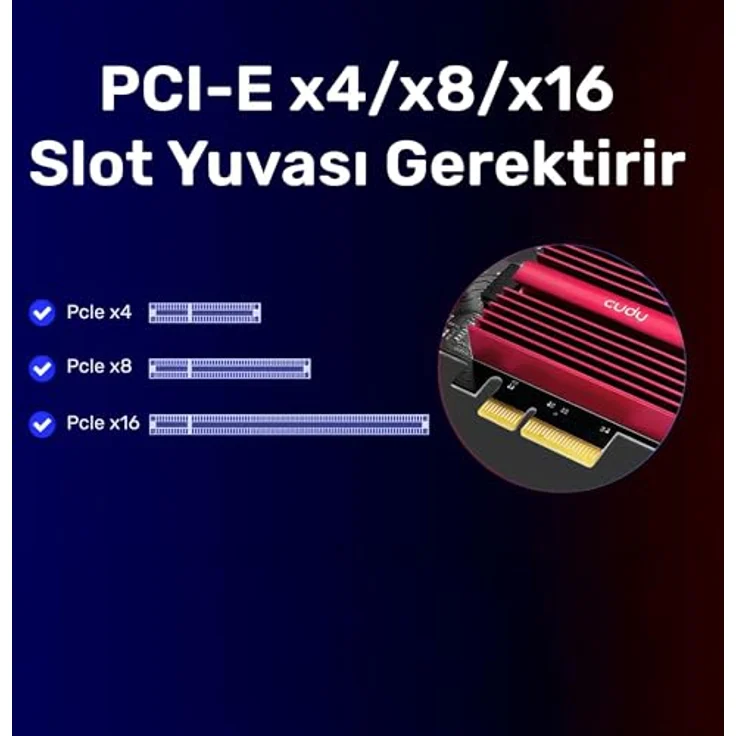 Cudy PE10G 10GB PCIe Netzwerkkarte, 10G Base-T Adapter mit Flow Control, unterstützt Windows 11/10, Windows Server 2022 und Linux, inklusive 1,5 m Cat6-Netzwerkkabel – Bild 5