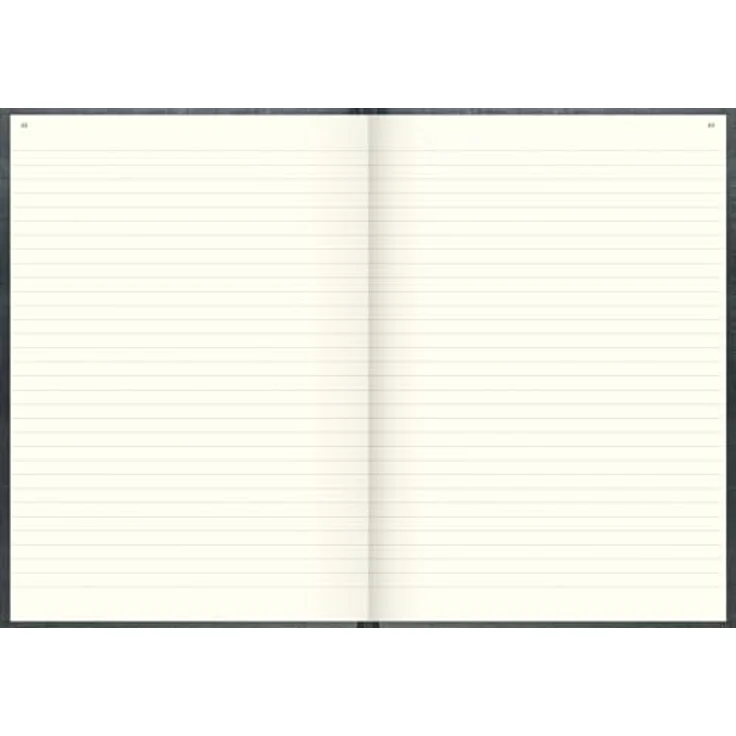 König & Ebhardt Geschäftsbuch 8614123, A4 liniert, grau, 144 Blatt – Bild 3