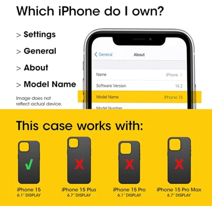 OtterBox Premium Glass Displayschutz für iPhone 15, gehärtetes Glas, hervorragender Kratzschutz, übersteht Stürze bis zu 0,9m, antimikrobieller Schutz – Bild 2