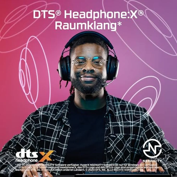 HYPERX Cloud III S, Over-ear Gaming Headset mit 120 Stunden Akkulaufzeit, Bluetooth, Schwarz, Rot – Bild 10