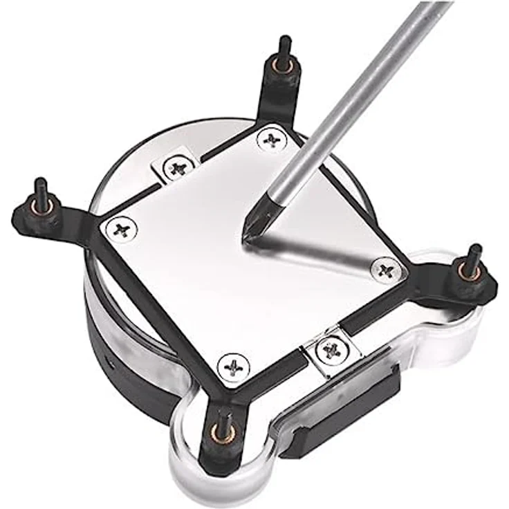 Thermaltake Pacific MX2 Ultra CPU Waterblock PC-Wasserkühlung Prozessor-Kühler 2,1"-LCD-Display LGA1700 kompatibel Temperatursensor GIF-Dateien Schwarz – Bild 2