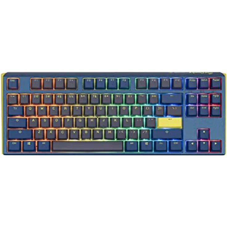 Ducky One 3 Daybreak RGB Clavier Souris incluse USB Anglais américain Noir, Bleu, Vert