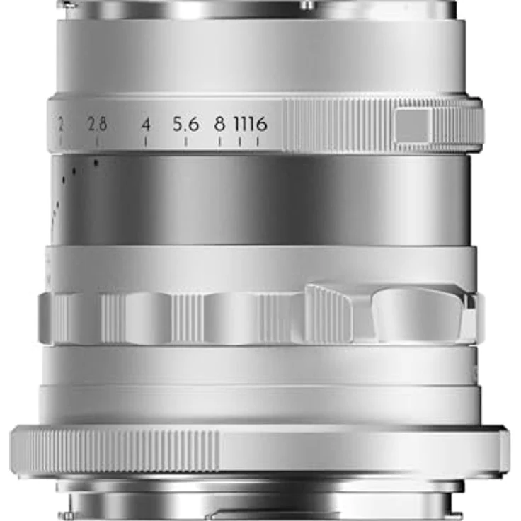 THYPOCH Simera 28mm f1.4, Full-Frame Objektiv für Canon RF Mount, silber, großes Bokeh, Click und de-click Blenden Modus, Naheinstellgrenze 0.4 m – Bild 5