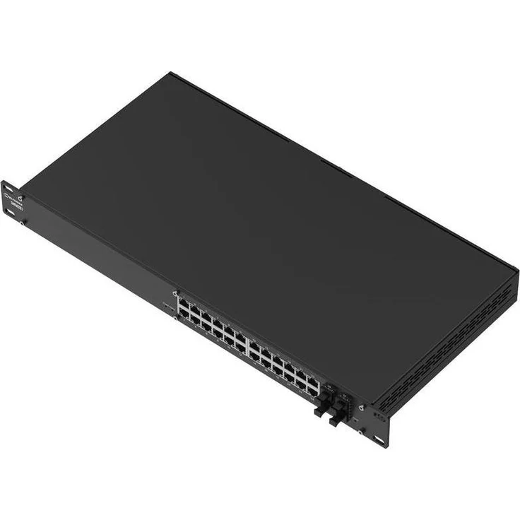 Teltonika SWM281 L2+ Managed Switch, 24x Ethernet-Ports und 4x SFP-Ports für effiziente Netzwerkverwaltung