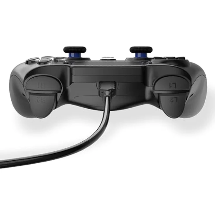 Freaks and Geeks 140061n, Gaming Controller für PC, PS4 und PS3, kabellos mit rutschfester Oberfläche, Schwarz – Bild 5