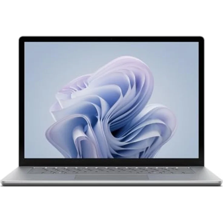 Microsoft Surface Laptop 6 Intel Core Ultra 5 135H 38,1 cm (15") Touchscreen 16 GB LPDDR5x-SDRAM 512 GB SSD Wi-Fi 6E (802.11ax) Windows 11 Pro Platin, 15 Zoll Touchscreen-Laptop – Bild 2