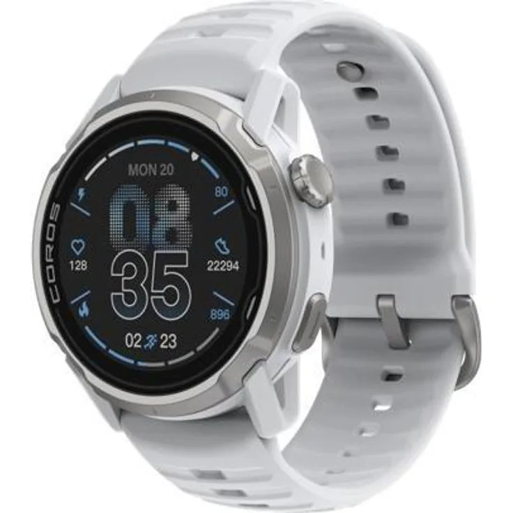 Coros APEX 4 Premium Multisport Watch (42 mm), Smartwatch mit Titan-Gehäuse, GPS-Dualfrequenz-Tracking und 65 Stunden Akkulaufzeit