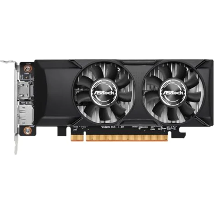 ASRock Low Profile Intel ARC A310 LP 4G, 4GB 64-bit GDDR6 Grafikkarte mit Intel Arc A310 Graphics, PCIe 4.0, schwarz – Bild 2
