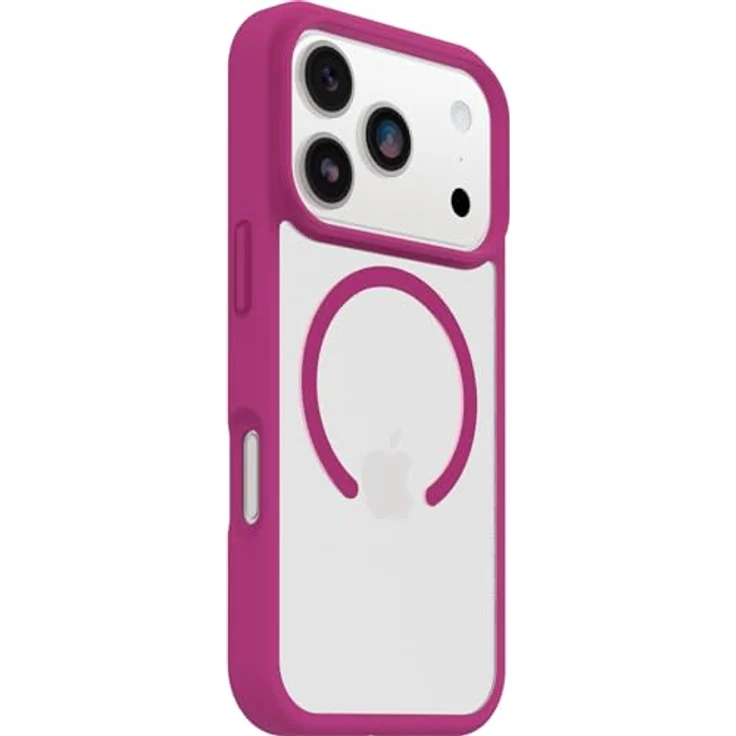 OtterBox React Series MagSafe Hülle für iPhone 17 Pro, ultraschlank, stoßfest, transparent/Rosa, getestet nach Militärstandard – Bild 4