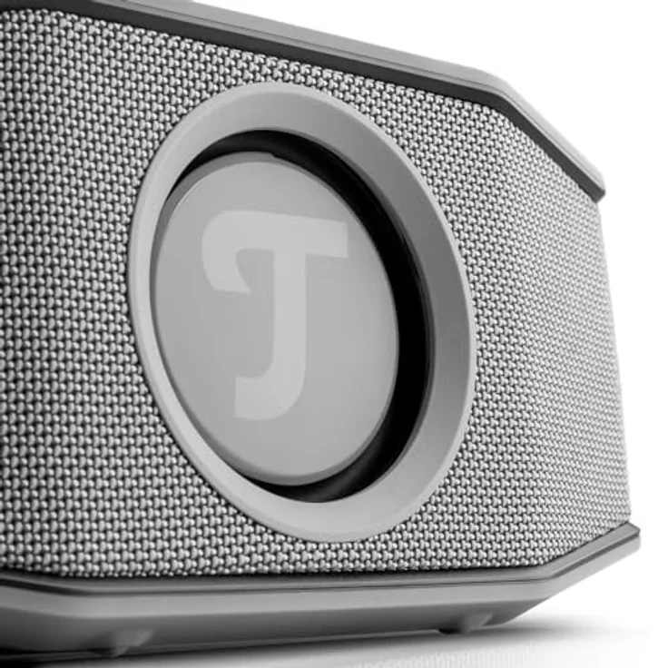 Teufel ROCKSTER GO 2 – Mobiler Bluetooth-Lautsprecher, IP67, 15h Akku, Dual Pairing, MP3-Player, Mikrofon, wasserfest, grau – Bild 6