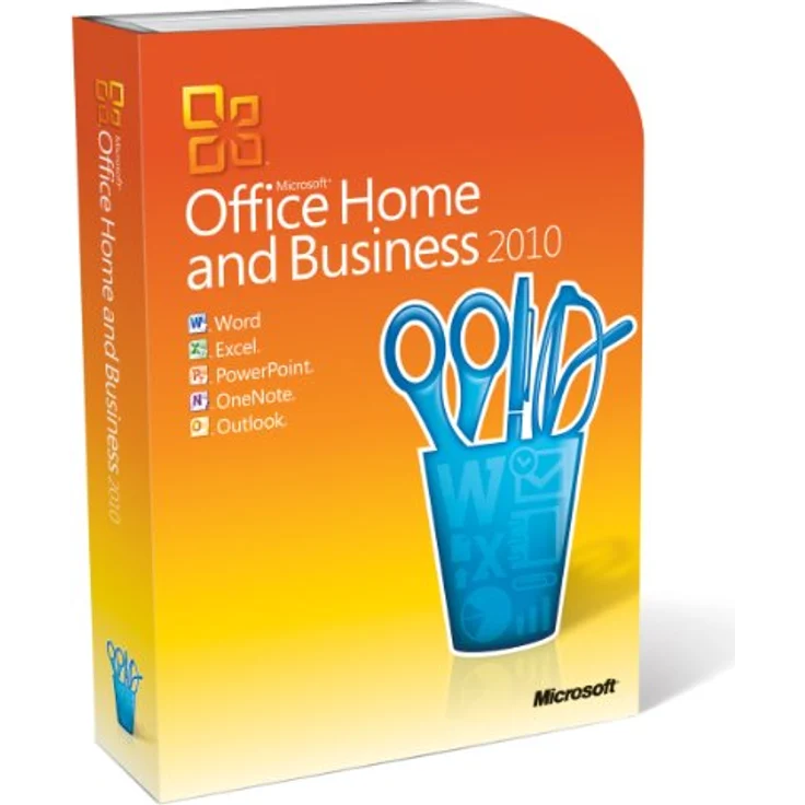 Microsoft Office Home and Business 2010, Office Programm für 1 PC und 1 tragbares Gerät, DVD mit Word, Excel, PowerPoint, OneNote und Outlook – Bild 1