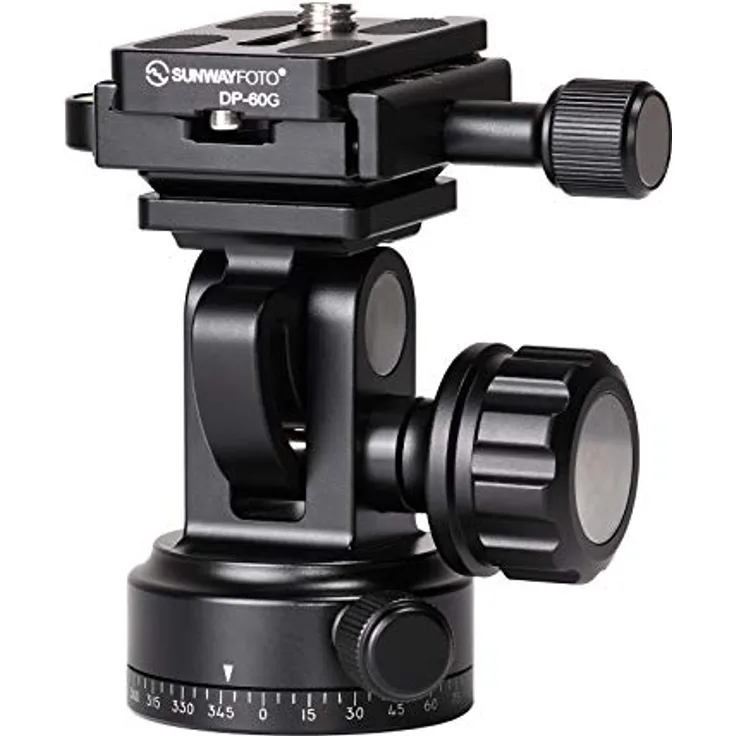 Sunwayfoto DT-02D50 2-Wege-Neiger Stativkopf schwarz