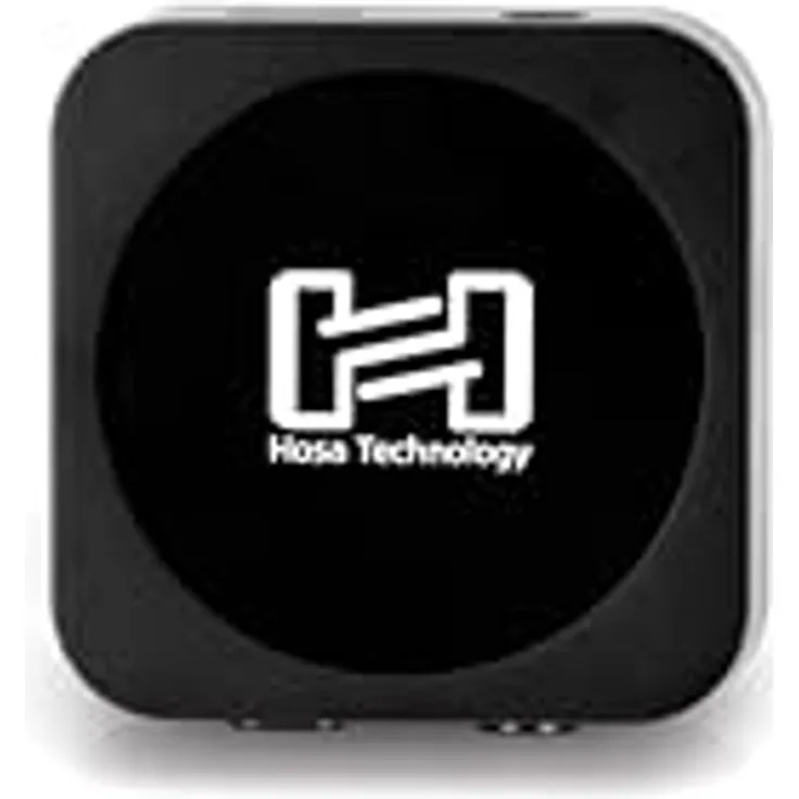 Hosa IBT-402, Drive Bluetooth Audio Receiver, Sender und Empfänger mit 3.5 mm TRS Kabel und USB Ladegerät, bis zu 8 Stunden Spielzeit
