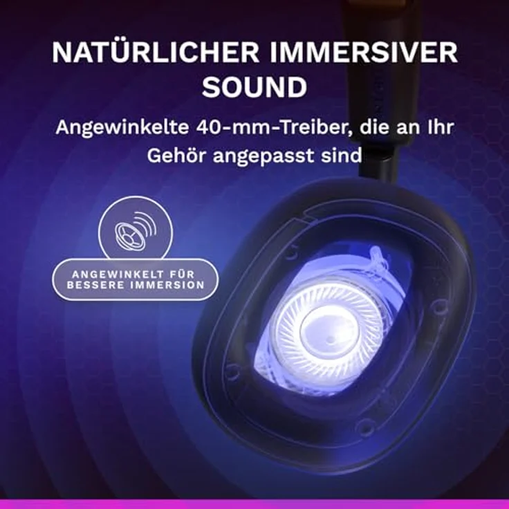 GLORIOUS GHS Eternal RGB, Stereo-RGB-Gaming-Headset für PC, PS5, PS4, Switch, mit High-Fidelity-Treibern, abnehmbaren Mikrofon, USB-C, langlebig, ganztägiger Schwarz – Bild 3