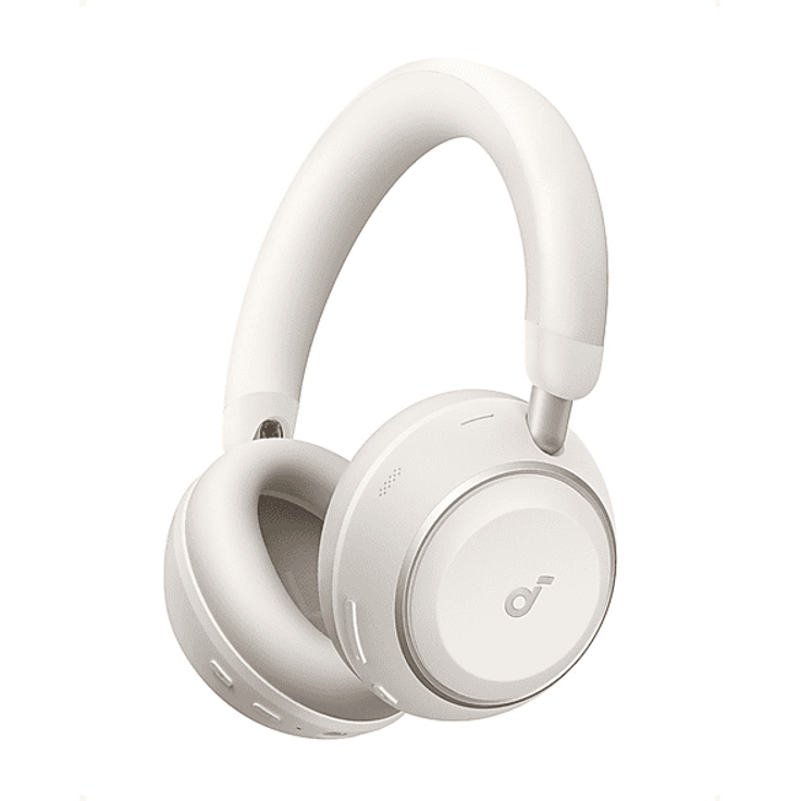 SOUNDCORE BY ANKER Space 2, Over-ear Kopfhörer mit ANC, 50 Stunden Akkulaufzeit, Bluetooth, weiß