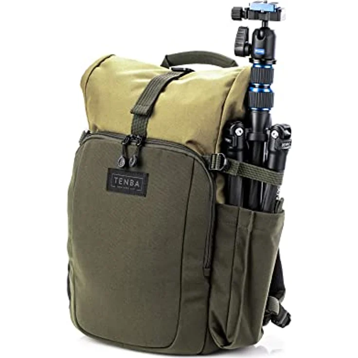 Tenba Fulton V2, Fotorucksack 10 l für DSLR/Kompaktkamera, Rolltop-Design, Grün – Bild 7