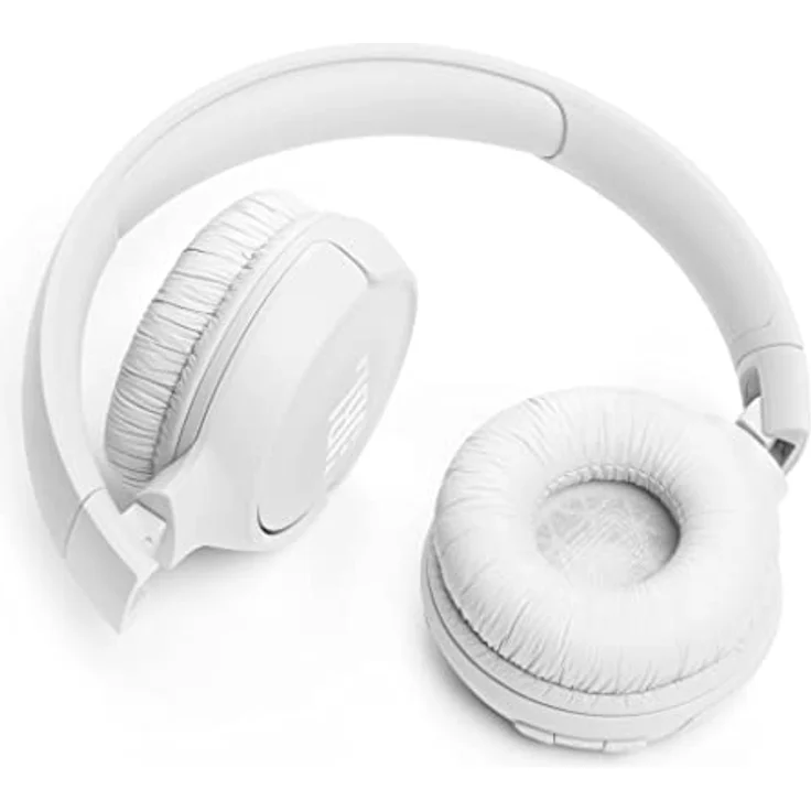 JBL Tune 520BT Wireless On-Ear Kopfhörer – Mit JBL Pure Bass Sound, Bluetooth und leichtem, faltbarem Design – Bis zu 57 Stunden Musikwiedergabe – Weiß – Bild 5